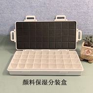 Watercolor Acrylic Paint Coloring Box Moisturizing Convenient Thickened Packing Box Art Powder Paint