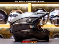 Helm Bell Moto-10 Spherical Matte Black Helmet Fullface dirt Original