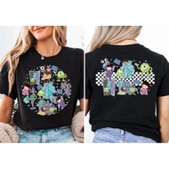 Disney World Monsters Inc.Baju TShirt Monster Inc Dua belah TShirt Disney Monster Inc Baju Tee Padan