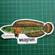 sticker Wildstuff. - Channa barca