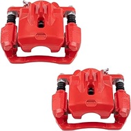 TRQ Performance Rear Performance Brake Caliper Set Compatible with 06-09 Legacy Outback