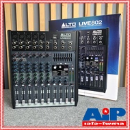 ALTO LIVE-802 MIXER เครื่องแต่งเสียง เครื่องปรับแต่งเสียง เครื่องเสียง มิกเชอร์ มิกซ์ LIVE 802 LIVE8