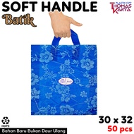 Plastik Hajatan Batik 30x32 isi 50 Kantong Snack Ultah Anak Softhandle Hidangan Souvenir Ulang Tahun