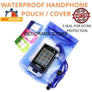 MALAYSIA STOCK- 3 Seal Waterproof Swimming Handphone Mobile  Cover Pouch /Cover Handphone Kalis Air 