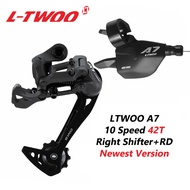 Ltwoo A7 10 Bộ đổi tốc bánh sau kích hoạt cần chuyển số bên phải cho MTB Mountain Phụ tùng xe đạp