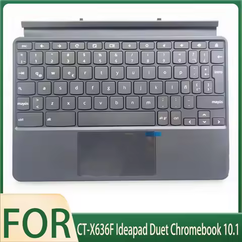 New Keyboard for CT-X636F Ideapad Duet Chromebook 10.1 Tablet Keyboard LA FR BE IT CF SP Layout Brac