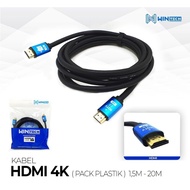 CABLE HDMI-HDMI WINTECH 4K 1.5M 3m 5M 10M