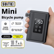 Portable air compressor, bicycle tire inflator, suitable for bicycles, electric tires, mountain bike