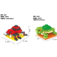 Ready Stock  Diamond Mini Bricks Building Blocks compatible VS Loz Sembo Blocks