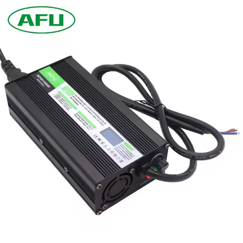 67.2V 5A Li-ion battery Charger Usd For 16S 60V 59.2V Lithium Battery Pack Fast charger With OLED Di