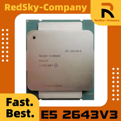 Used E5-2643 V3 E5 2643 V3 E5-2643V3 E5 2643V3 3.4GHz 6-Core LGA 2011-3 perfect test