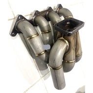 Turbo Manifold Banana stainless steel 3mm thickness for Mitsubishi EVO/VR4/GSR 1.8/GSR CK T3 TURBO U