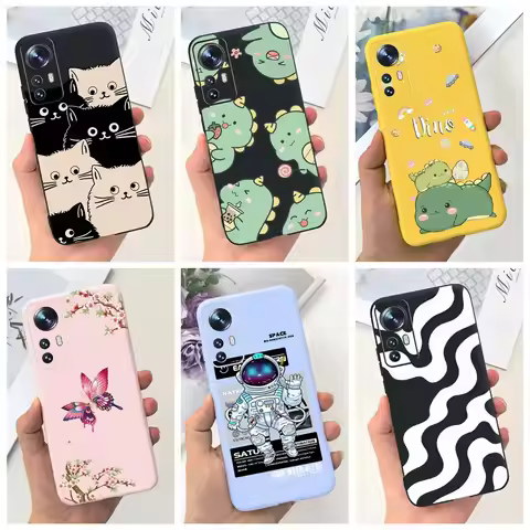 For Xiaomi Mi 12 5G Case Mi 12X Lovely Candy Painted Cover Soft Silicone Phone Case For Xiaomi Mi 12