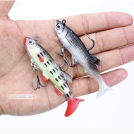 Convenient 8.5cm/14g soft plastic frog-shaped fishing lure, soft fish bait
