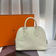 HERMES Mini bolide - 蘑菇白/夢幻紫/金棕 B