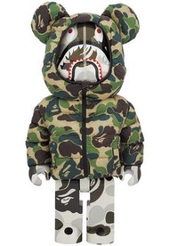 ［限量預訂］［包寄貨］BE@RBRICK BAPE(R) × CANADA GOOSE SHARK 1000％