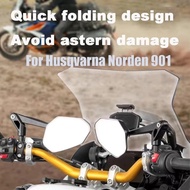 For Husqvarna Norden 901 Motorcycle Mirror Accessories Norden 901 2023- CNC Aluminum Mirror Foldable