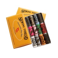 12pcs Dozen Assorted Colors Polyester Sewing thread sinulid for sewing machine