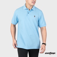 GALLOP : Mens Wear Lacaste Polo Shirts เสื้อโปโล ผ้าลาคอสต์ สีพื้น รุ่น GP9061 สี Sky Blue - ฟ้า / ราคาปกติ 1290.-