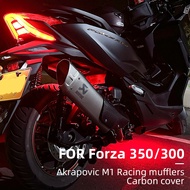 For HONDA FORZA300 FORZA Slip on Full Motorcycle Exhaust System Stainless Steel racing Exhaust Pipe 