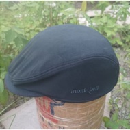 Flat cap montbell ear flap cap ear coverADA FREE RANDOM STICKER