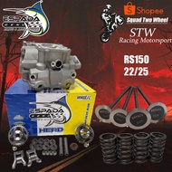 Espada Racing Head Cylinder RS150 22/25 FULL SET COMPLETE SET RS150 Cylinder Head ESPADA 22/25