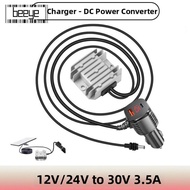BEEYE DC Power Converter, 3.5A Max 12V/24V to 30V Boost Power Converter, Durable USB-C 20W Port Finn