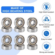 (OZDA) 80Pcs 608ZZ Bearing 8X22X7 mm ABEC-5 Skate Stroller Miniature 608 ZZ 608Z 608 2Z Bearing