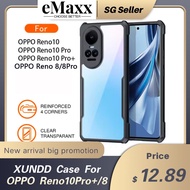 Xundd Case For Oppo Reno10Pro+ 5G Phone Case Oppo Reno10Pro Phone Cover Oppo Reno8Pro Case Thin Slim Case Transparent Phone Cover Shockproof Shell