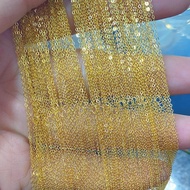 18k Saudi Gold Pawnable/Nasasanla Tauco Chain 16-18 inches Adjustable 18k Gold Necklace Gold Chain