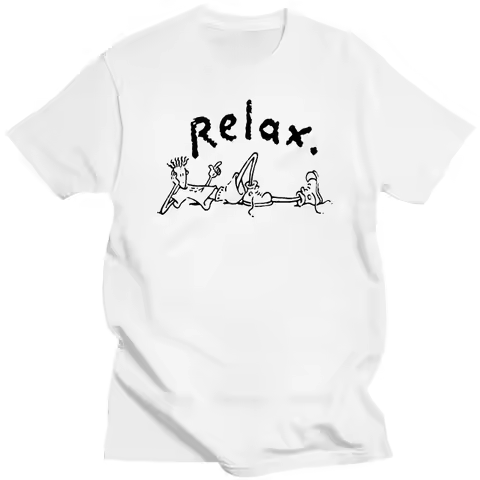 Fido Dido T Shirt Fido Dido Relax T-Shirt Plus size Classic Tee Shirt Male Awesome 100 Percent Cotto
