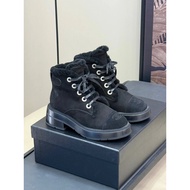 Chanel Fall/Winter Fur Trimmed Short Boots