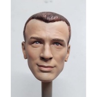 1/6 Scale Painted Head Sculpt Chris Evans Fantastic 4 Johnny Storm for 12" Action Figure