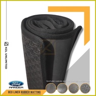 ☌ ❃ ☜ Rubber Matting Bed Liner for Ford Ranger Pickup Truck *Please Check the Dimension*