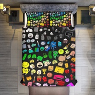 Bfdi 78*53in 3-Piece Bedding Set (1 Duvet Cover + 2 Pillow Shams)200*135cm