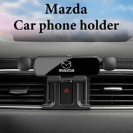 Mazda Car Phone Holder for Mazda CX5 CX-5 CX8 CX4 Mazda 3 Mazda 6 Car Mobile Gravity Phone Holder Ac