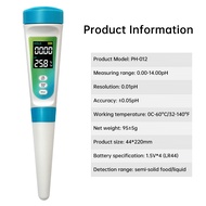 ความคมชัดสูงแบ็คไลท์ LCD ของตัวทดสอบคุณภาพน้ำจะแสดงข้อมูลค่า PH และอุณหภูมิพร้อมกันเครื่องตรวจจับค่า