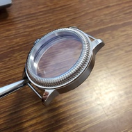 กรณีนาฬิกาเหล็กสแตนเลสกระจกแร่44มม. สำหรับการเคลื่อนไหว ETA6497/6498/ST3600/3621