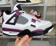 💜Nike Air Jordan 4 Retro OG AJ4 大巴黎 聖日耳曼 白紫 波鞋 男女同款 跑步鞋 運動鞋 籃球鞋 Unisex running shoes, sports shoes, 