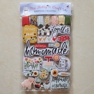 3d sweet Home Scrapbook Sticker