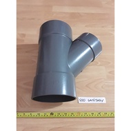 Tee 45 D 5 x 4" Inch PVC RUCIKA - Tee Y Branch