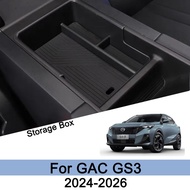 Armrest Box Storage Box For GAC GS3 2024-2026 Center Console Storage Box GAC GS3 Accessories