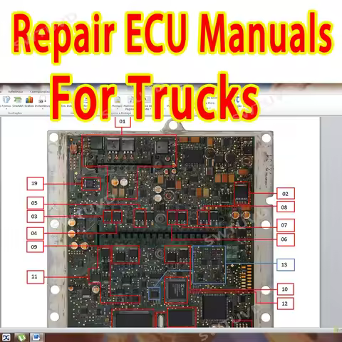 Repair ECU Manuals for Trucks Repair manual ECU, Mercede, Vol-vo, S-cania, Cummin mwm, etc how Cat E