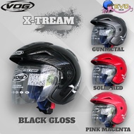 HELM VOG XTREAM / VOG XTREAM HALF FACE SINGLE VISOR MEN / WOMEN AERODYNAMIC ECONOMICS ORIGINAL SNI