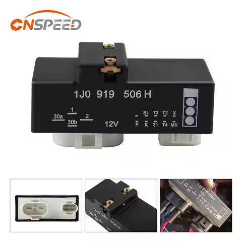 Car Cooling Fan Control Switch Relay For VW Bora Golf 5 6 Polo Audi A3 Seat Leon Toledo Ibiza Cordob