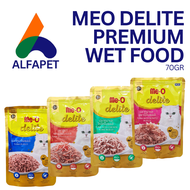 Meo Delite premium cat pouch 70gr