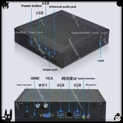 Mini host computer i3/i5/i7 industrial computer miniature business desktop computer miniPC
