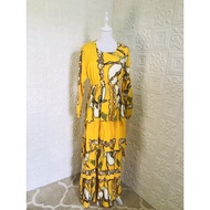 PRINTED DRESS FLORAL MUSLIMAH