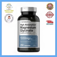 A124Trendy Youth Pick Horbäach High Absorption Magnesium Glycinate 1330mg Per Serving 250 Capsules F