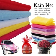 Kain Net / Net Hamper / Hampers Net / Wedding Car Decoration Net / Net Hiasan Kereta Kahwin / Kain Net Bunga Telur